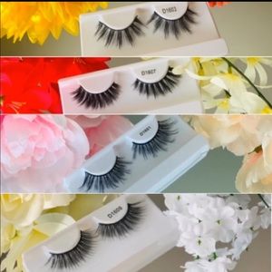 3D faux mink lashes, natural hair